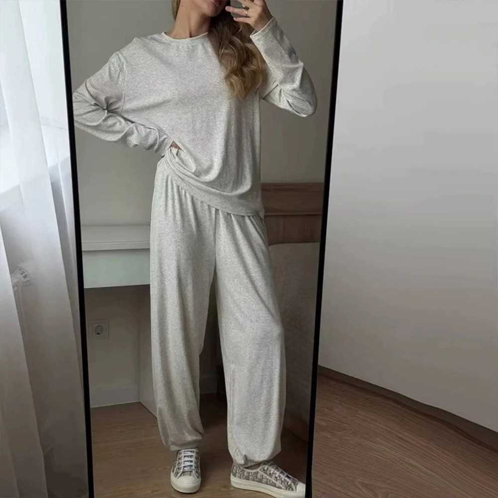 H&M Fall Oversized Hoodie Wide Leg Pants Loungewear Set